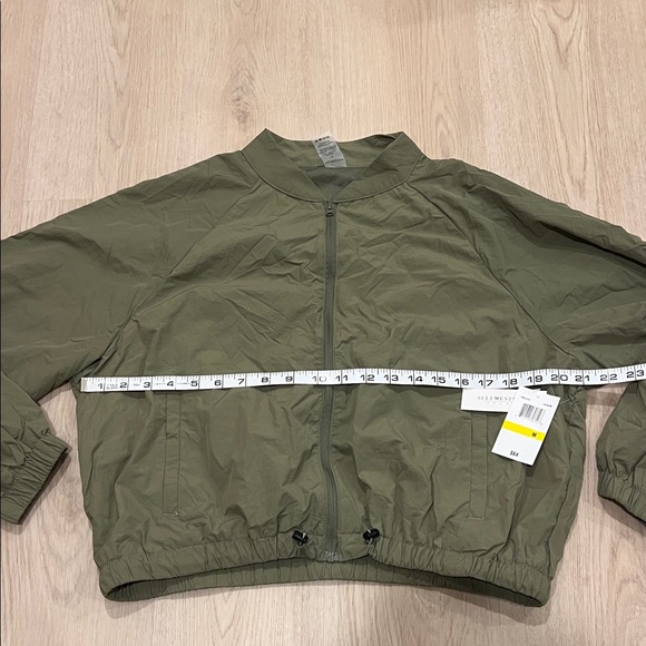 NWT Self Esteem Size Medium Olive Green Zip-Up Jacket - Picture 5 of 7